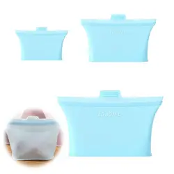 Reusable Leak - Proof Silicone Food Storage Bags (B)