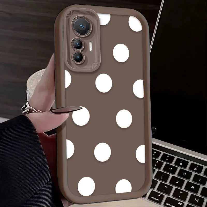 Chic Polka Dots Protective Phone Case Cover