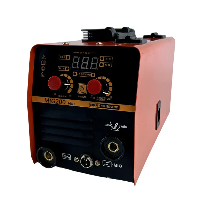 220V/110V Mig Welder No Gas Gasless Welding Machine Fit 1.6mm 3.2mm Flux Core For Household Soldering 5000W 4
