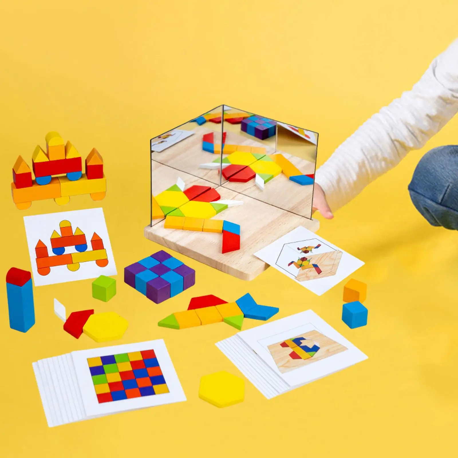 

Mirror Imaging Puzzle Games Early Education Toys for Kids Holiday Gifts