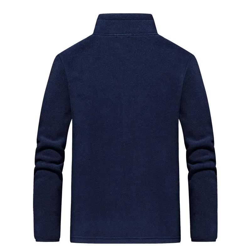 Big Size Men's Winter Jacket Men Fleece Casual Jacket Coats Fitness Tracksuits High Quality Stand Collar Thicken Warm Jacket Men 3