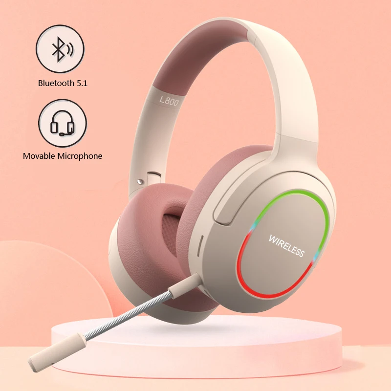 L750 Casque Bluetooth Cool Graffiti Headphone Avec Écouteur De Lumière LED  Carte TF / 3.5mm Audio Câblé Pour Ordinateur Portable Ordinateur Portable 