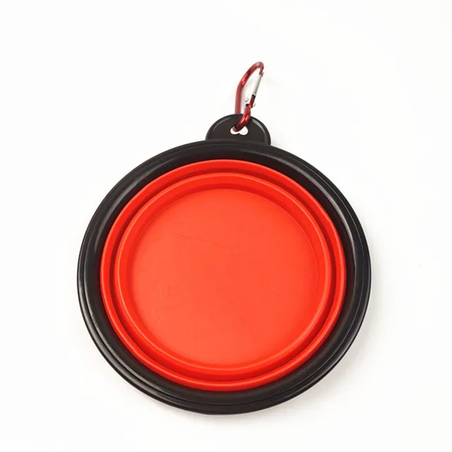 Multifunctional Colorful Dog Feeders Foldable Bowls for Pets Dogs Retractable Bowl Cats Frisbees for Outdoor Tools 6