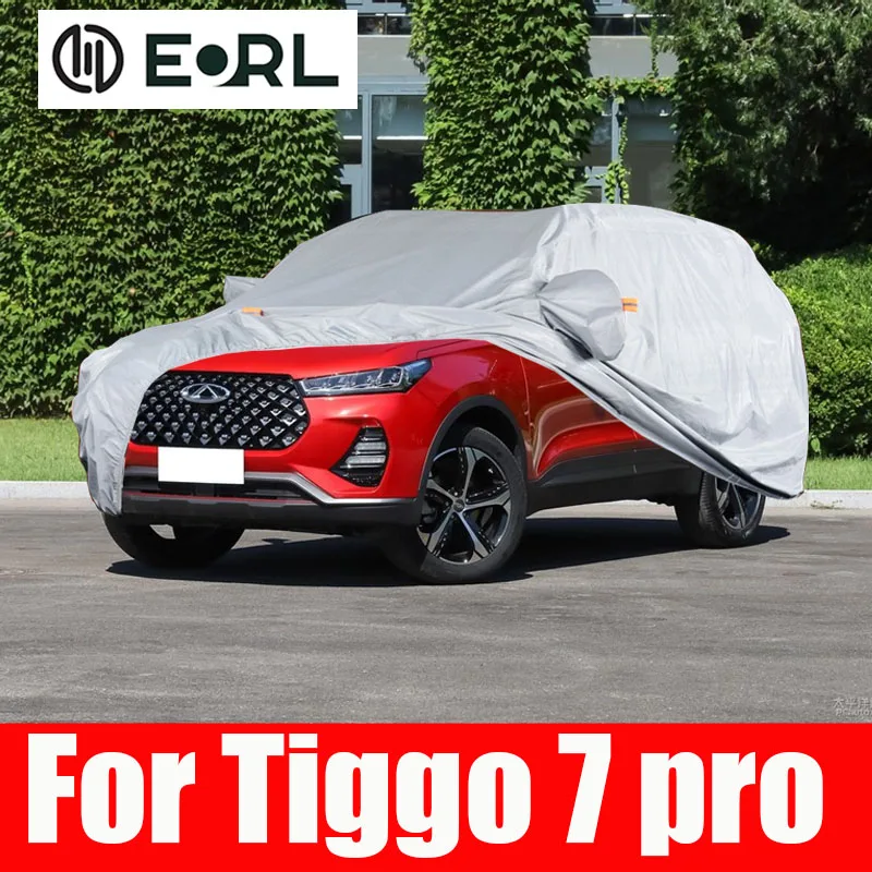 

Exterior Car Cover Outdoor Protection Full Covers Snow Sunshade Waterproof Dustproof for Chery Tiggo 7 Pro Car Accessories