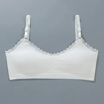 1 reggiseno in pizzo per ragazze, intimo traspirante per bambini, top a tubino, reggiseni imbottiti in morbido cotone per adolescenti, reggiseni lavabili per ragazze, canotte.