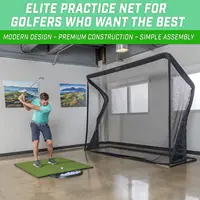 Elite Golf Practice Net with Steel Frame - Choose 10' or 7' Size 1