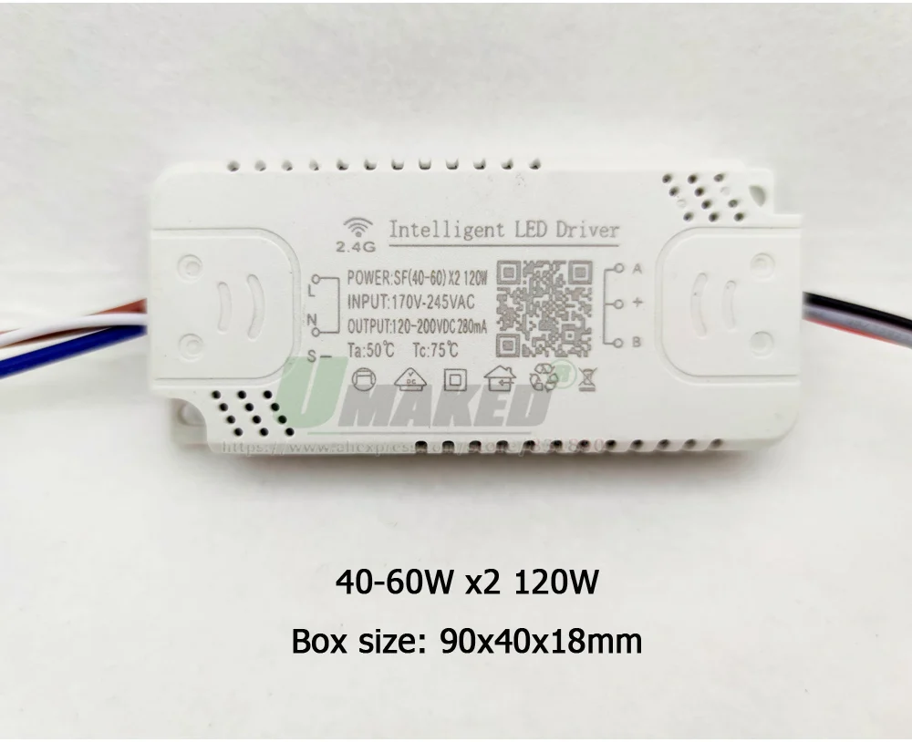 rf remoto + app controle de alimentação para dupla cor fita luz 220v