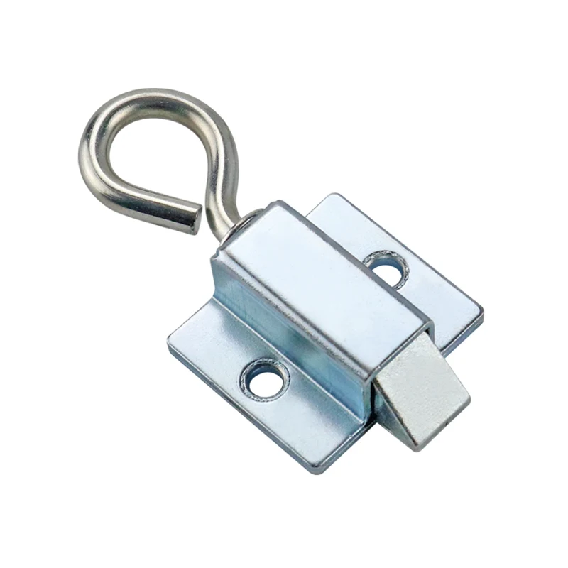 Retractable Buckle Pull Ring Latch Cabinet Lock Push Pull Box Buckle Door Latch