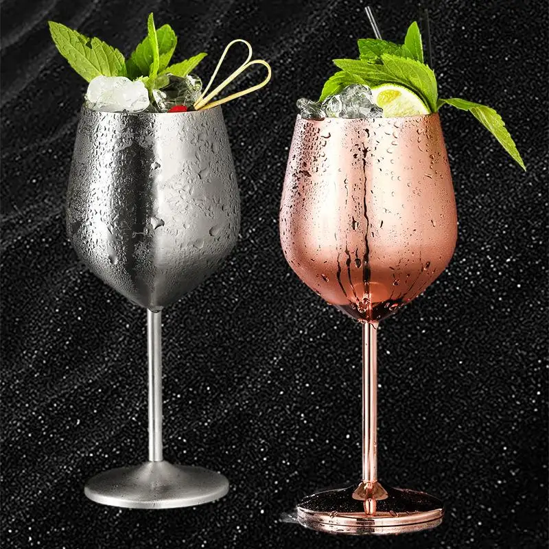 

Premium Stainless Steel Cocktail and Wine Glass Set for Bar and Restaurant - Elevate Your Drinking Experience