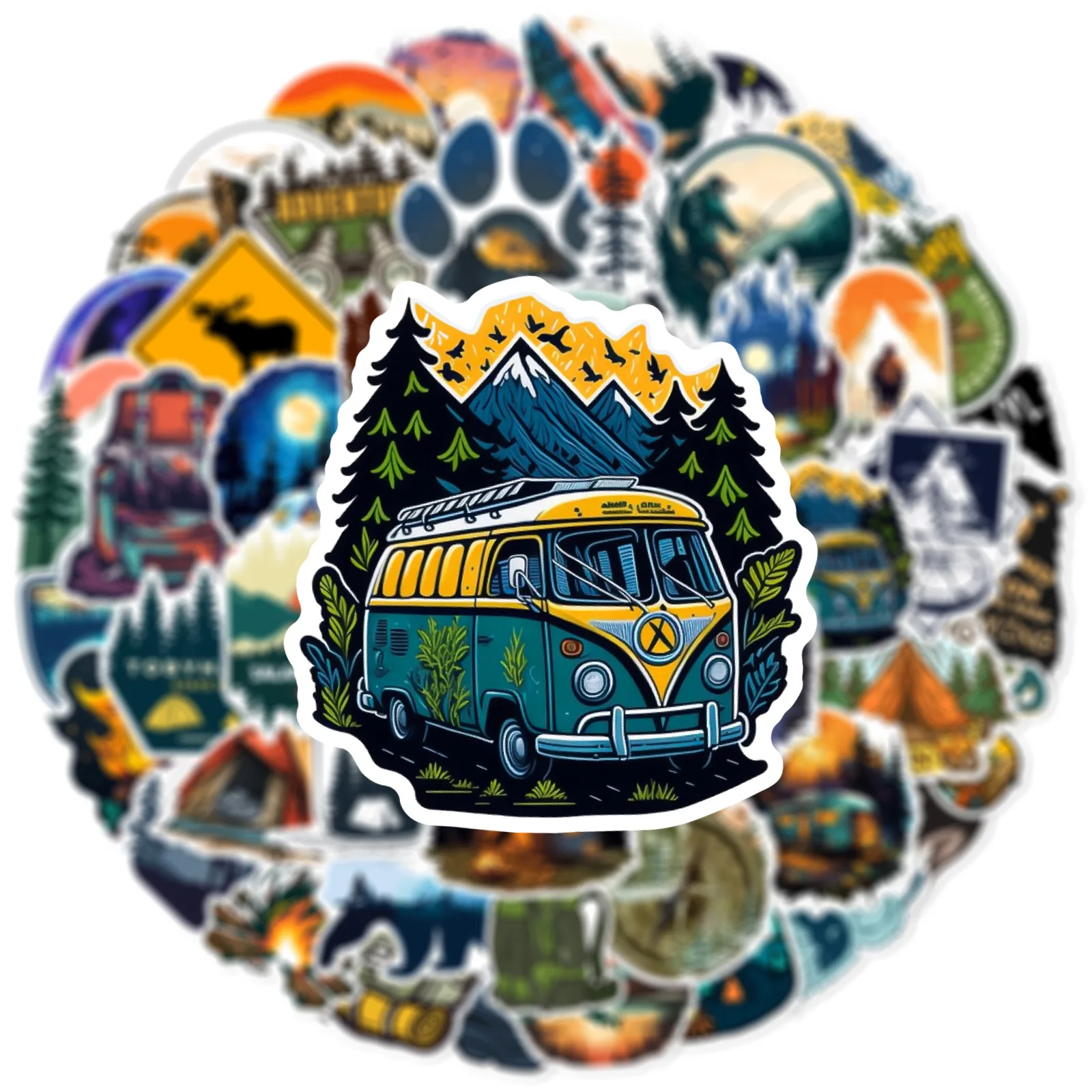 Forest Travel Sticker Set 5