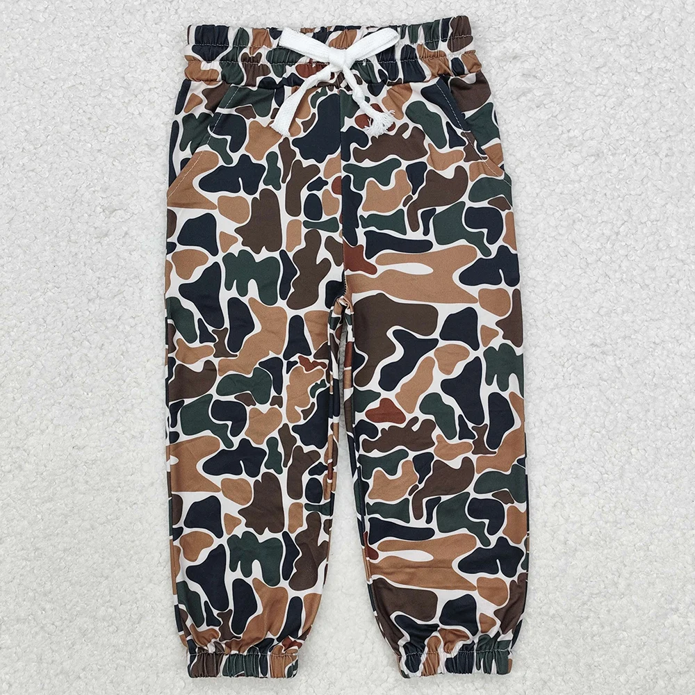 Hot Sale Kids Designer Clothes Boys Camo Southern Bottoms Pants Boutique Kids Clothes Girls Pants Boys Bottoms Boutique Clothing