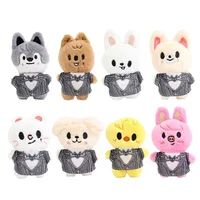 SKZOO K-pop Stray Kids Plush Keychain Accessories Cartoon Stuffed Toys STAY Bang Chan Star Figurine Keychain Children's Gifts