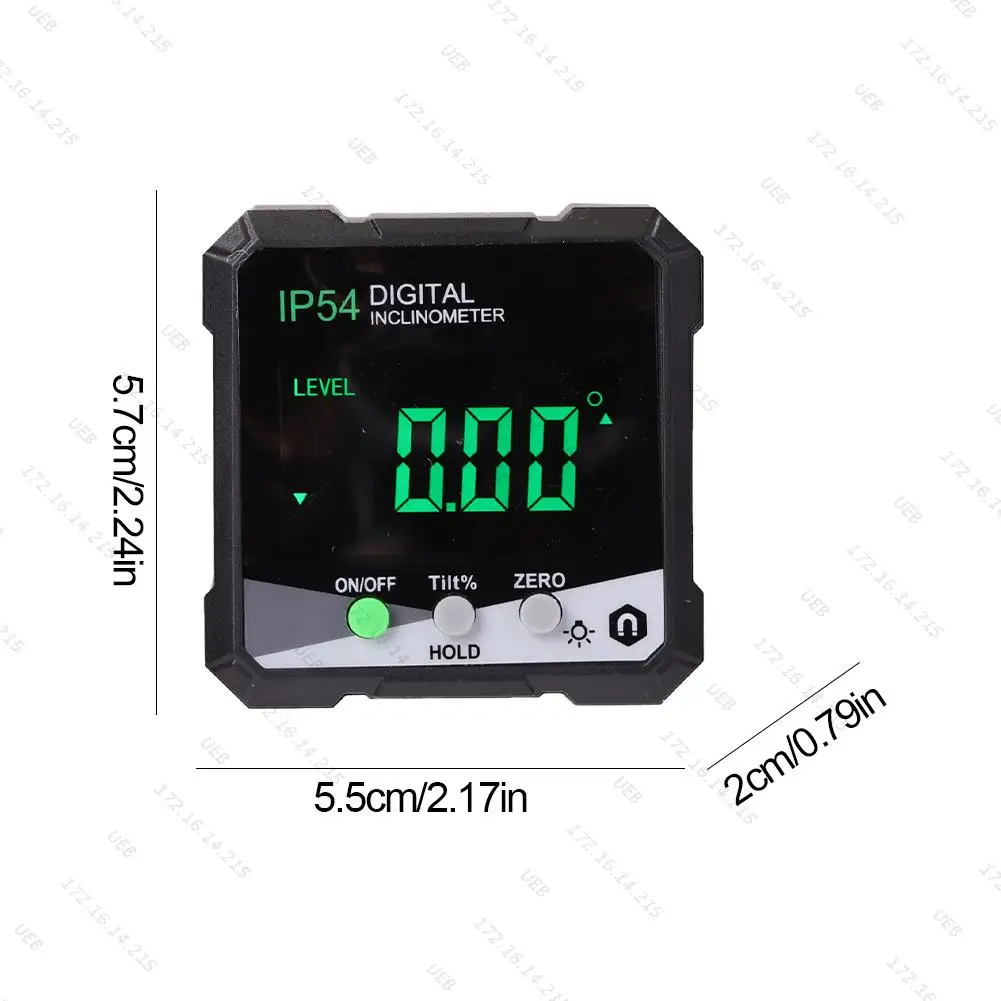디지털 각도 게이지 IP54 방수 경사계(LCD 디스플레이 포함) 목공 테이블쏘용 테이블쏘 마이터 각도기