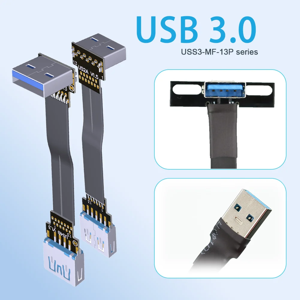 Fpv Usb 3.0 Male To Female Type A Thin Flat Ribbon Cable A Female To A