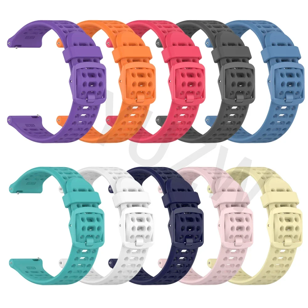 Premium Silicone Watch Band, 20/22mm - Elegant Wrist Strap