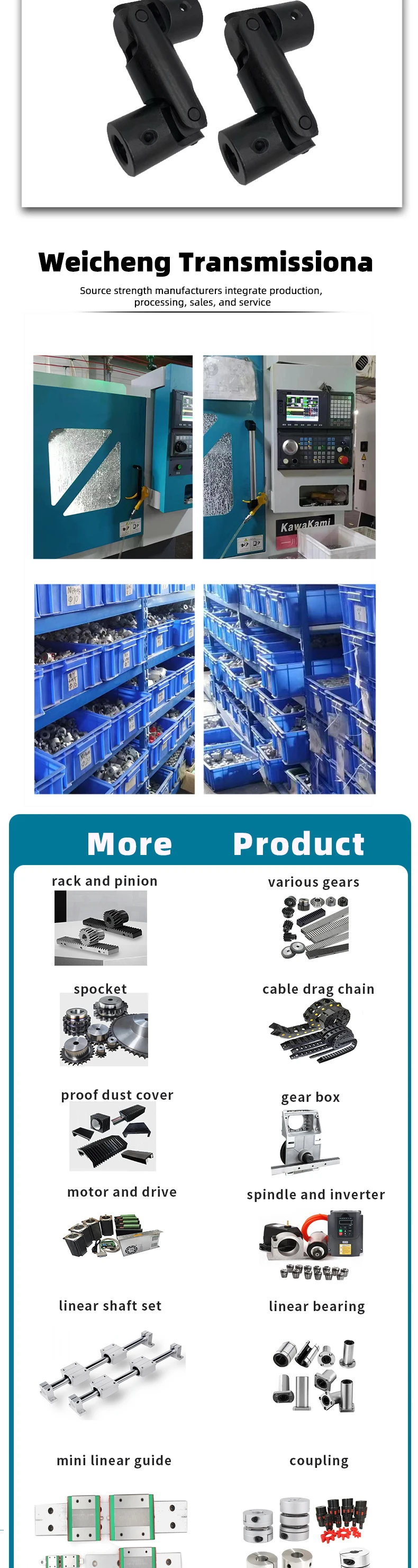 da especificação, junção da engrenagem de direção,