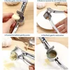 1 Pack Stainless Steel Garlic Crusher Ginger Crusher Peeler Squeezer Heavy Duty Zinc Alloy Garlic Crusher Kitchen Tools 3