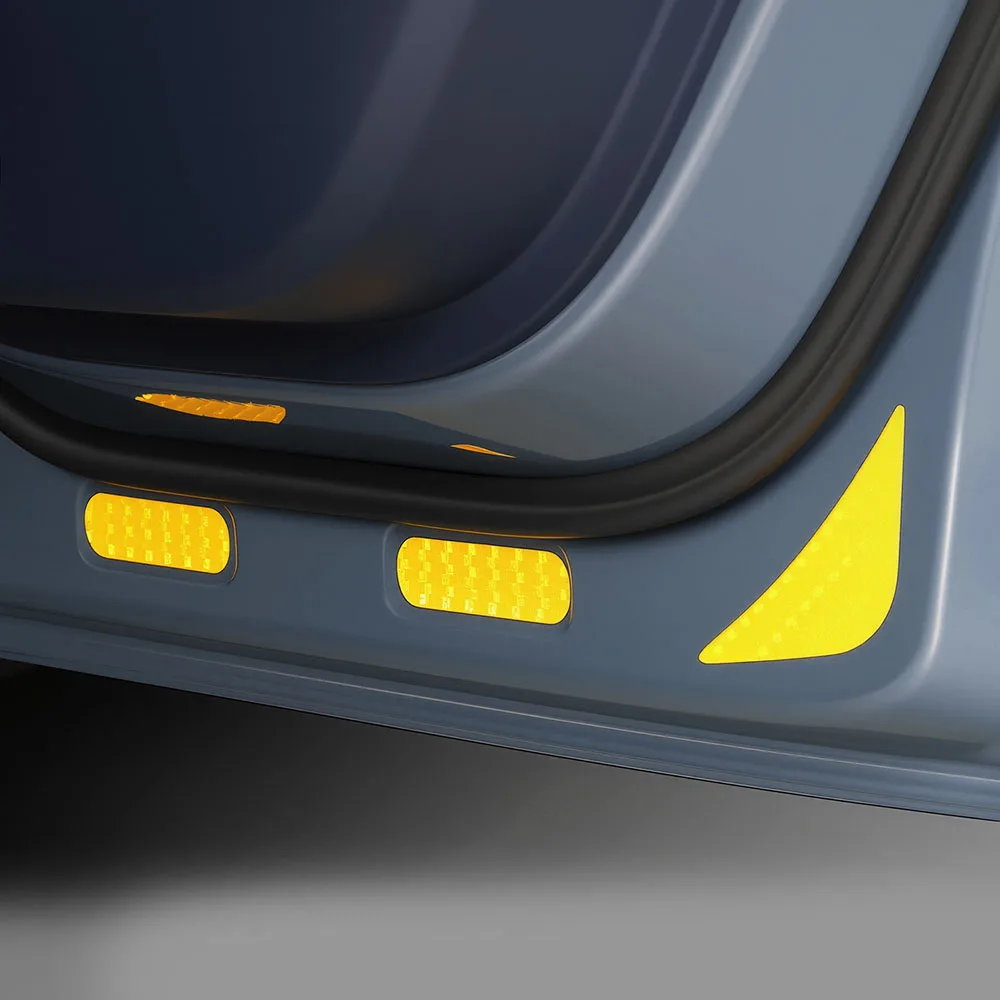 Leapmotor A10 2026 자동차 도어 경고 스티커에 적합 자동차 개조 용품 야간 반사 경고 스티커