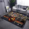 Cartoon Mortal Kombat Carpet for Living Room Home Decoration Bedroom Bedside Floor Mat Game Room Children Play Large Area Rugs 1