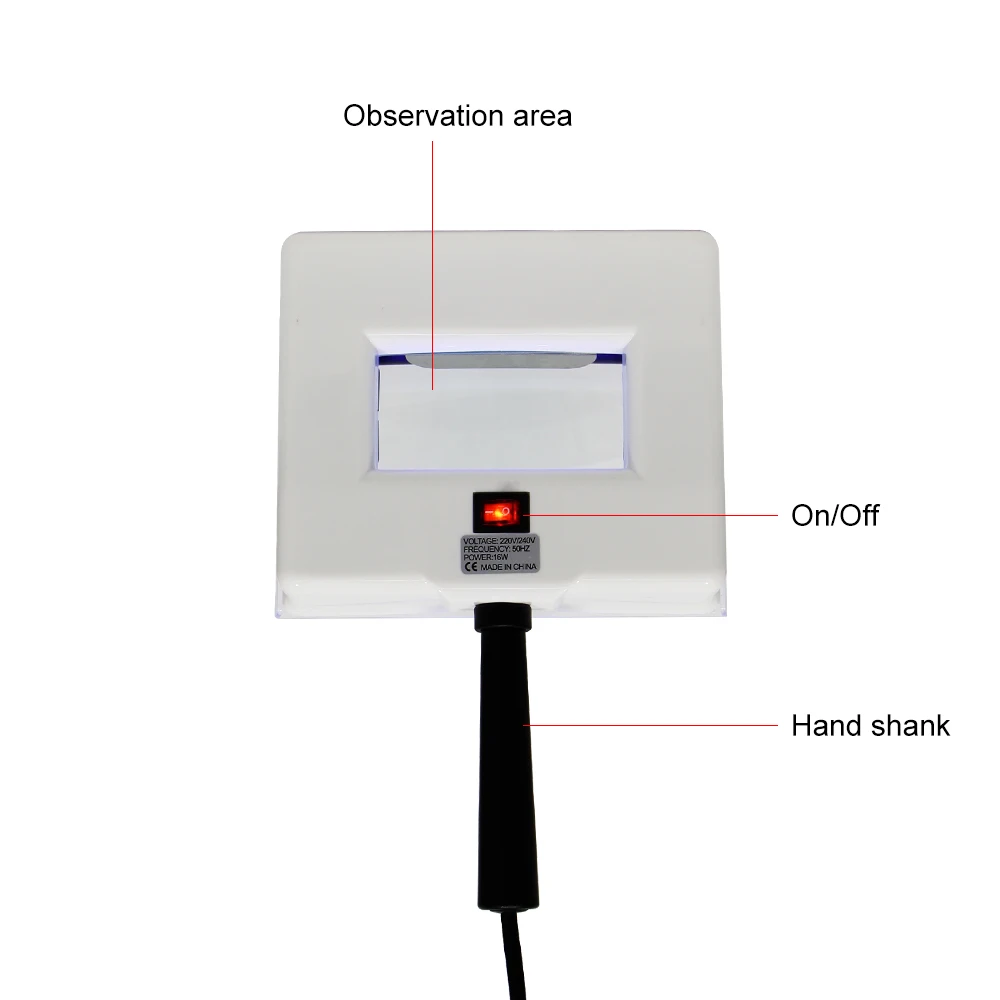 AOKO Wood UV Lamp Skin Appraisal Analyzer Facial Skin Vitiligo Testing Examination Magnifying Machine Greyness Tinea