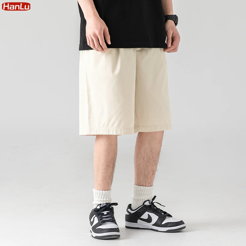Men's Shorts Summer Color Zipper Loose Short  Pants Men Solid Button Casual Suit Shorts High Quality Jogger sweathshorts