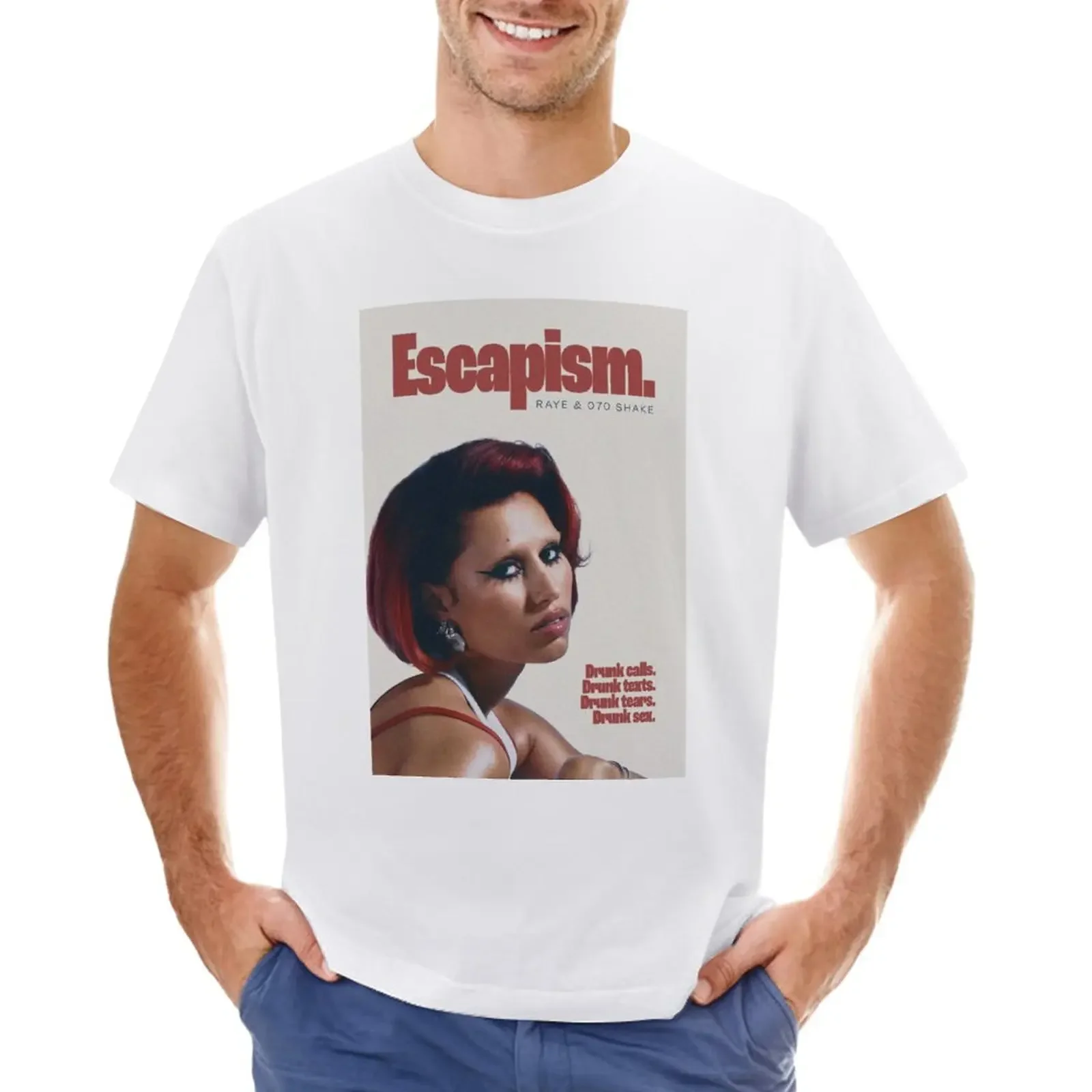 

raye escapism T-Shirt heavyweights Blouse quick-drying korean fashion big and tall t shirts for men