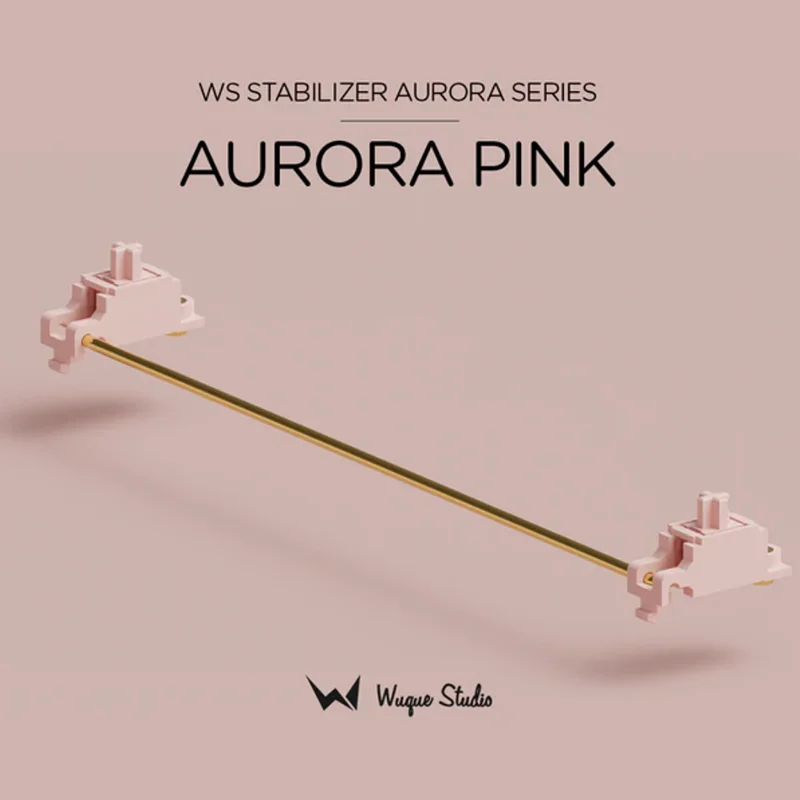 Wuquestudio ws Stabs Aurora Série Rosa Pcb Montagem Parafuso em Estabilizadores de Teclado - Imagem 3