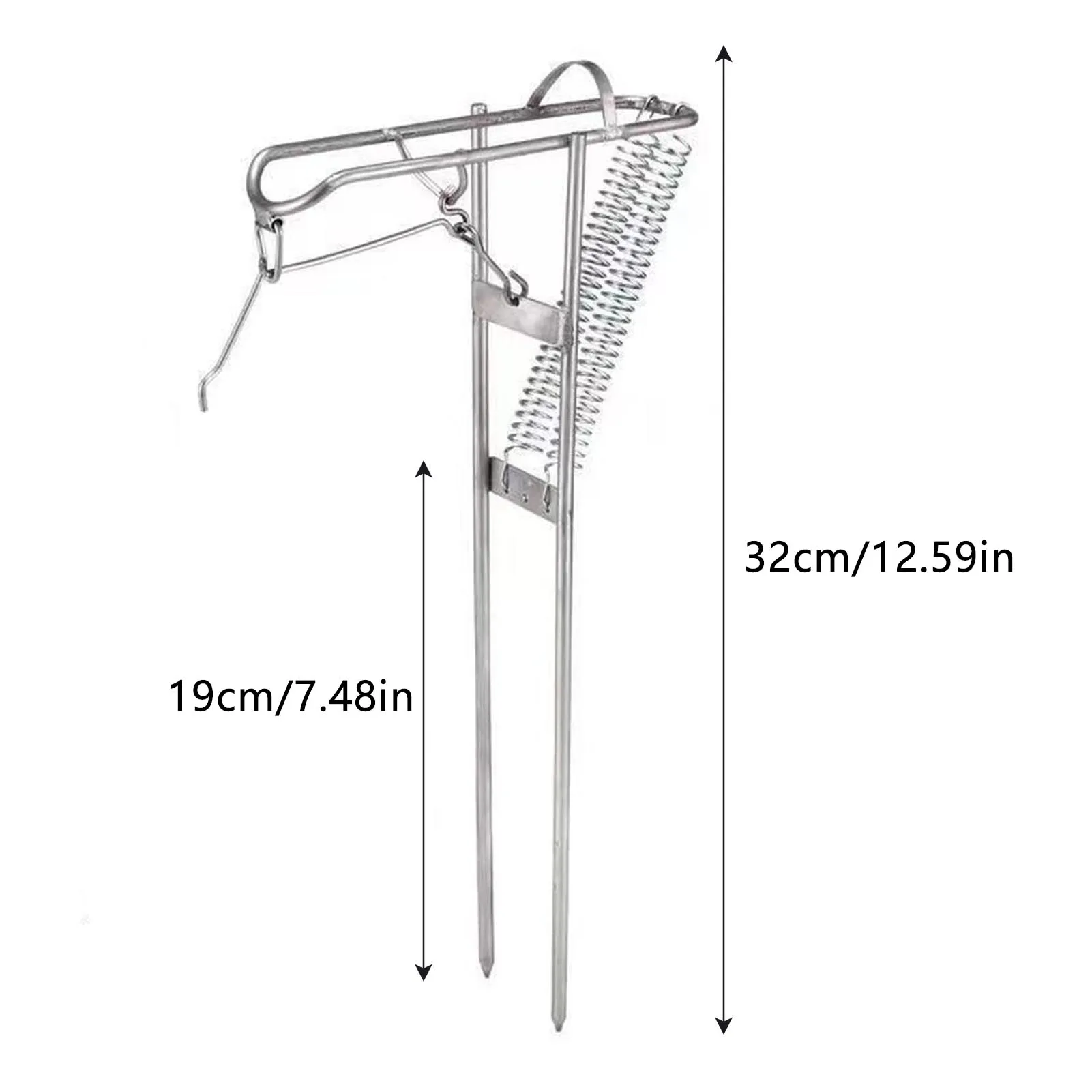Automatic Spring Fishing Rod Holder Rust-Proof Abrasive Resistance Material Suitable All Types Fishing Rods fishing rod holder,fishing rod bracket,fishing rod support,fishing rod rest