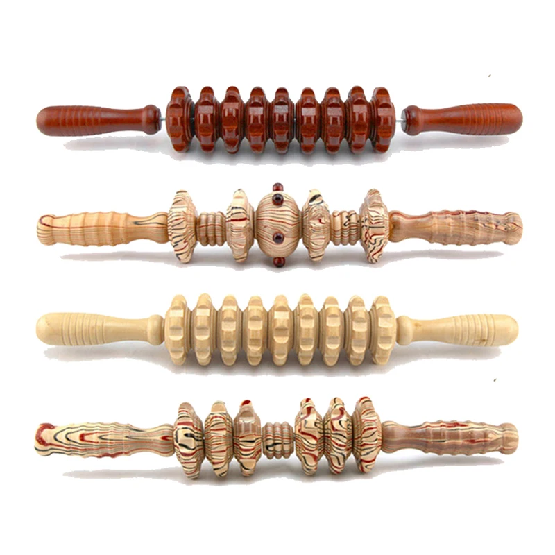 

Деревянный ролик для массажа спины и ног, деревянное колесо, массажер для всего тела, ТРИГГЕРНАЯ точка, для расслабления мышц, фитнес, для похудения, инструмент для ухода за здоровьем