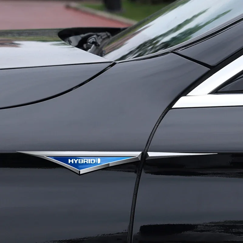 Set of 2 3D Alloy Car Stickers - Universal Car Accessories
