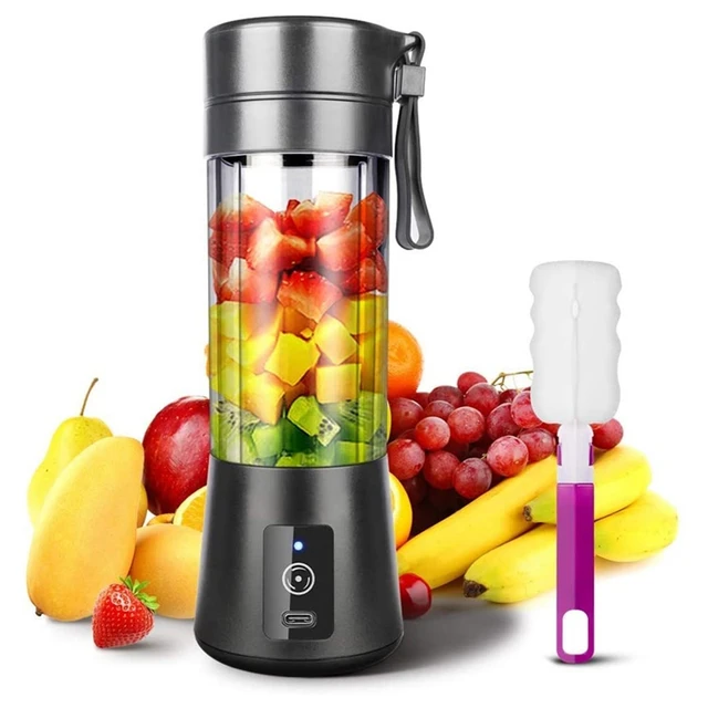 Cross-border One Usb Rechargeable Fruit Smoothie Blender Electric Mini  Juicer