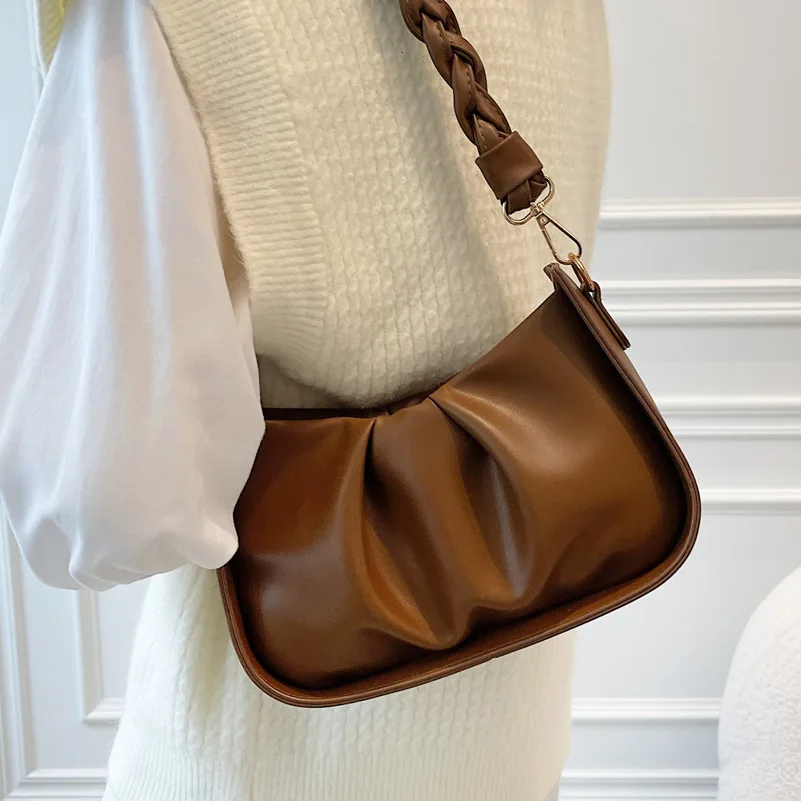 New Trend Fashion Large Capacity Lady Designer Handbags Luxury Retro Underarm Small Shoulder Bag for Women Crossbody Bag