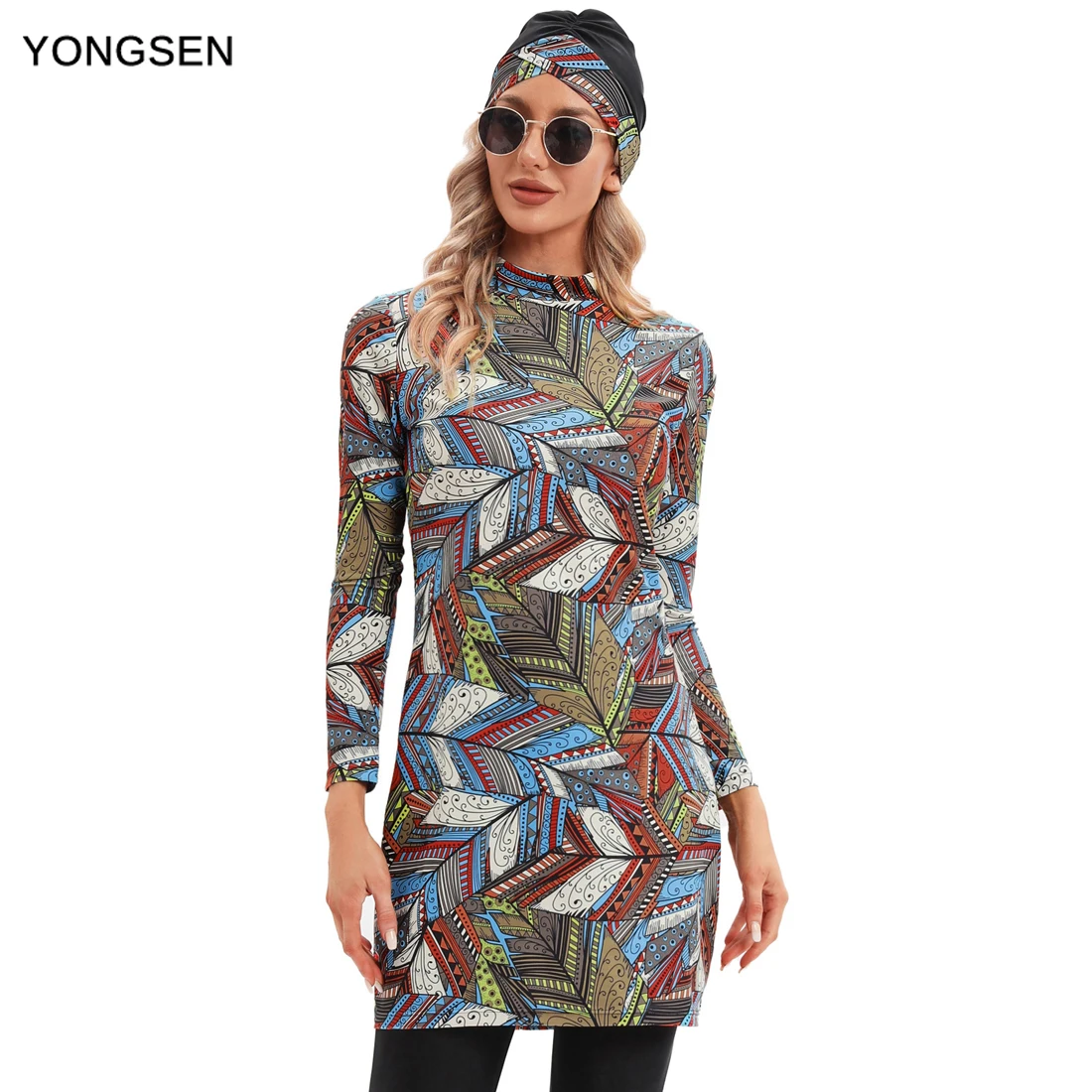 Costumi Da Bagno Musulmani Costume Da Bagno Modesto Islamico A Copertura Totale Beachwear Burkini Women