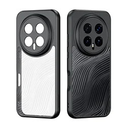 DUX DUCIS Outdoor Military-Grade Shockproof Airbag Case - Acrylic PC+TPU Armor Cover for Honor Magic7 Pro (Black)