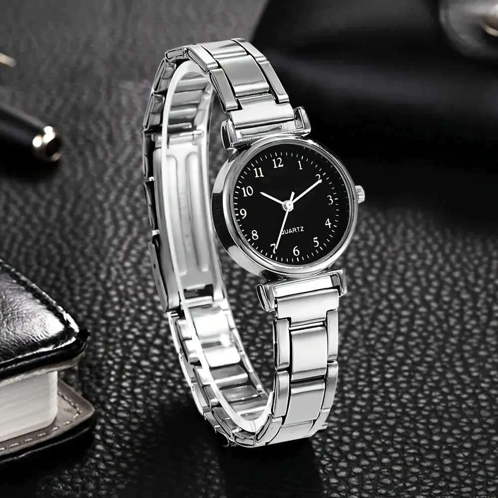 Silver Bracelet Watch For Women Small Dial Luxury Ladies Wristwatch Steel Elegant Quartz Female Clock Fashion Gift reloj mujer - 3