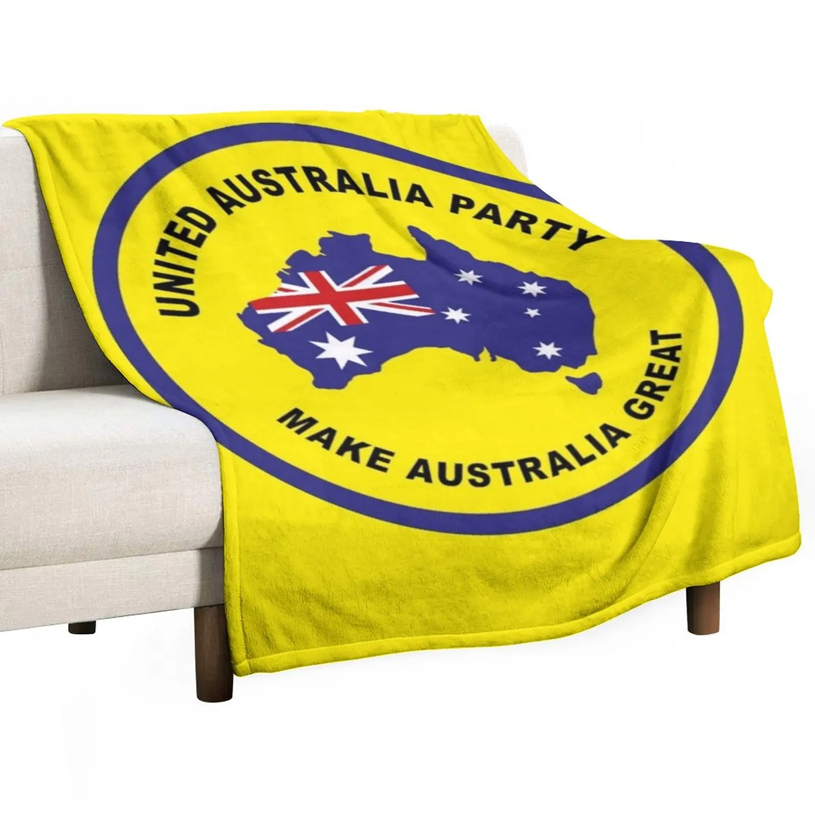 

Clive Palmer's United Australia Party Throw Blanket Beautiful Blankets Nap Blanket throw blanket for sofa