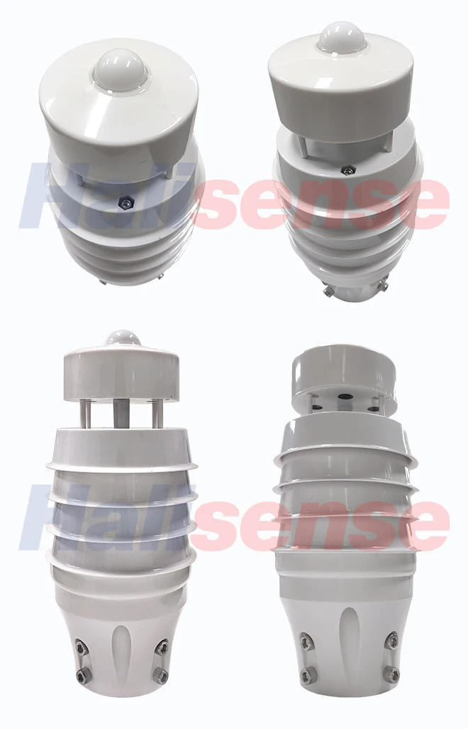RS485 Ultrasonic Wind Speed and Direction Sensor Temperature Humidity Noise PM2.