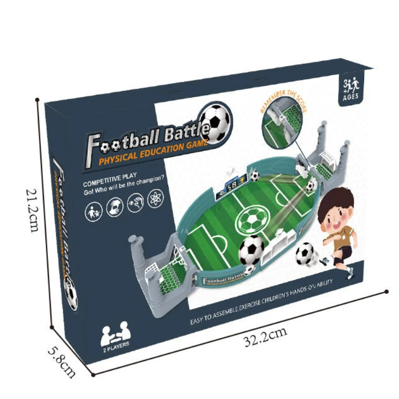 Football Table Game Soccer Table Football Board Game for Family Party Tabletop Play Ball Soccer Toys for Kids