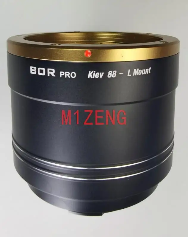 Kiev88-Lt Anello Adattatore Per Obiettivo Di Montaggio A Ucraina 88 Per Fotocamera Leica T Lt Tl Tl2 Sl Cl M10-P Q(Typ 116) Panasonic S1 S1H/R S5 Sigm