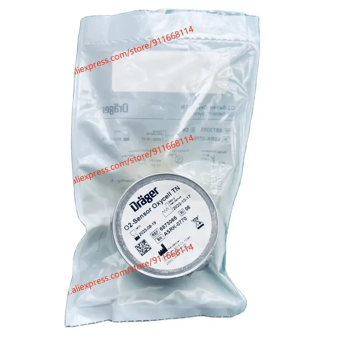 Drager (Draeger）6873065 Oxygen Sensor O2-Sensor Oxycell For Babyleo ...