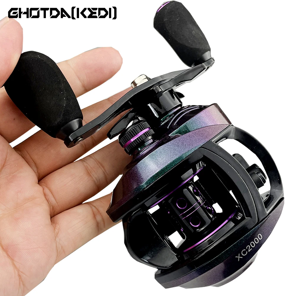 Ghotda XC2000 18+1BB High Speed Salt/Fresh Water Fishing Reel Baitcasting  Lure Metal Spool Fishing Reel