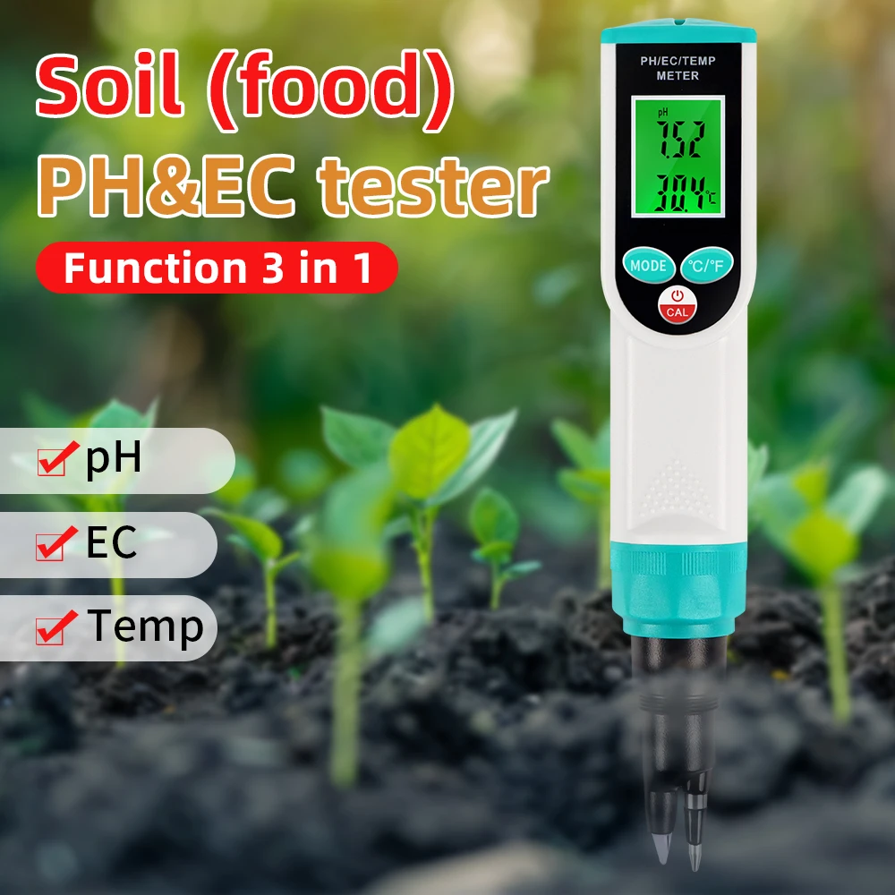 Digital Food PH Meter High Accuracy Meat Dough Sausage Cheese Soil Tester