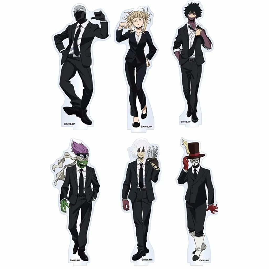 

Anime My Hero Academia Figure Doll Tomura Shigaraki Himiko Toga Dabi Acrylic Stands Model Cosplay Toy for Gift