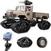WiFi RC Truck 2.4Ghz 1/16 4WD Off-road RC Car with Front Light WiFi FPV 720P HD Camera Brushed Four-wheel Drive Truck RTR 1