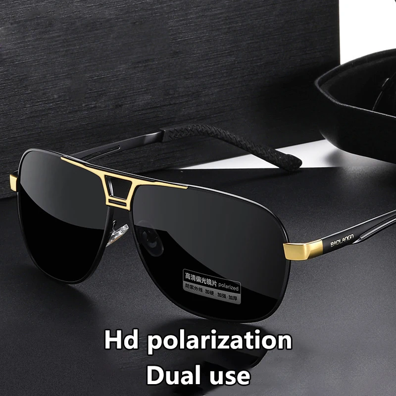 Men's Polarized Sunglasses Fashion Photochromic Male Eyewear Vintage Men's Driving Sunshade Sun Glasses UV400 Gafas De Sol