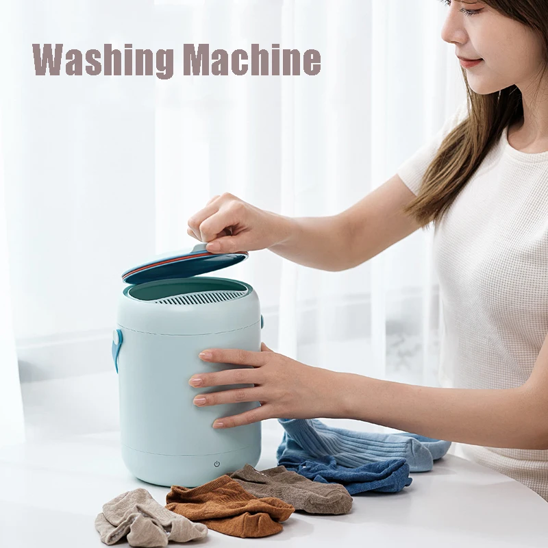 Portable Washing Machine 2.8L 12W Mini Washing Machines lavadoras Sock bra Underwear Antibacterial home appliance household new