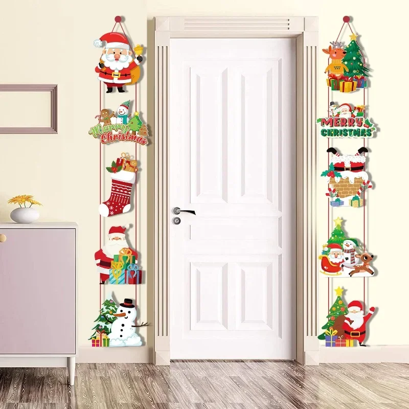 

Christmas American Door Hanging Wall Hanging Decoration Background Site Layout Door Sign Home Decoration