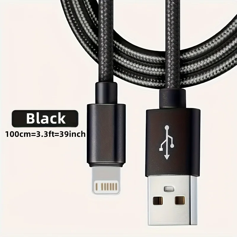아이폰 14 8 7 6S 플러스 X XR XS 11 12 13 프로 맥스 아이패드 9용 USB 고속 충전 케이블 데이터 케이블