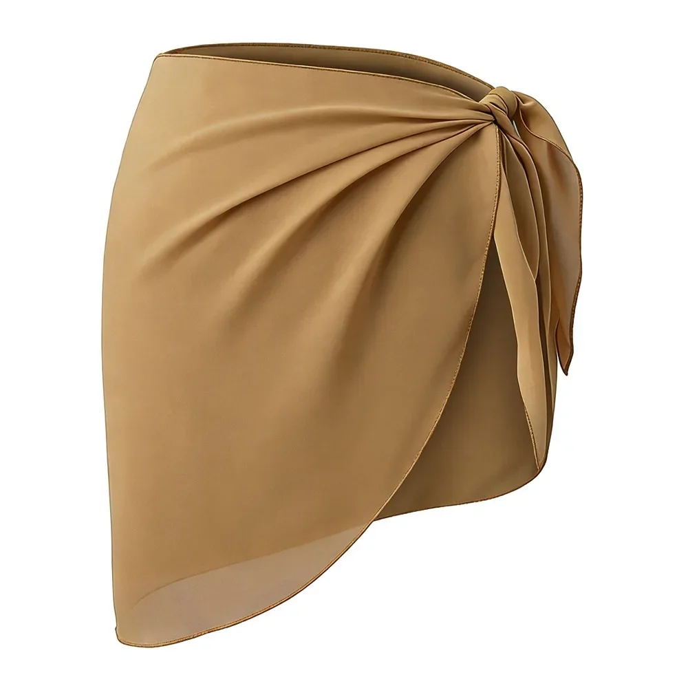 Summer Sheer Chiffon Sarong Skirt - Women's Swimsuit Cover-Up