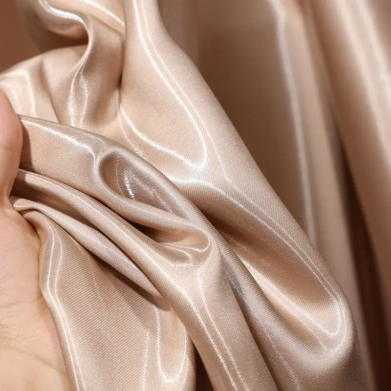 Reflective Liquid Water Light Fabric for Fashion and DIY Sewing - Pink Blue